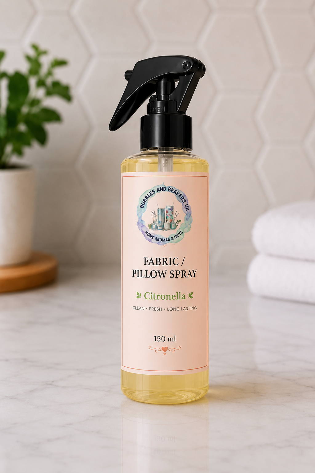 150ml Home Fragrance Room Spray – Long Lasting Air Freshener | Bubbles & Beakers