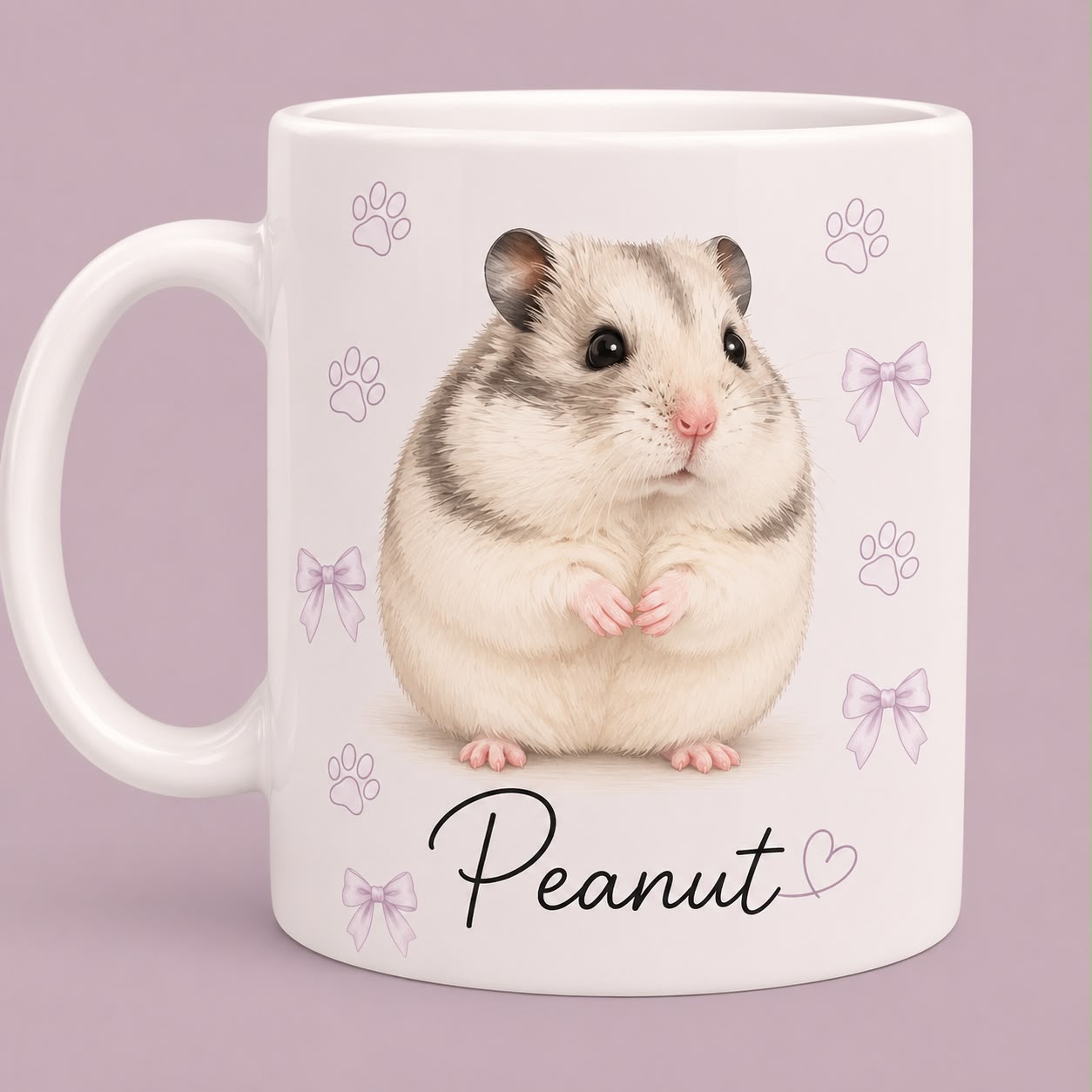 Personalised Pet Portrait Mug – Custom Dog, Cat, Rabbit & Small Animal Coffee Mug | Personalised Name Ceramic Mug | 11oz Gift.