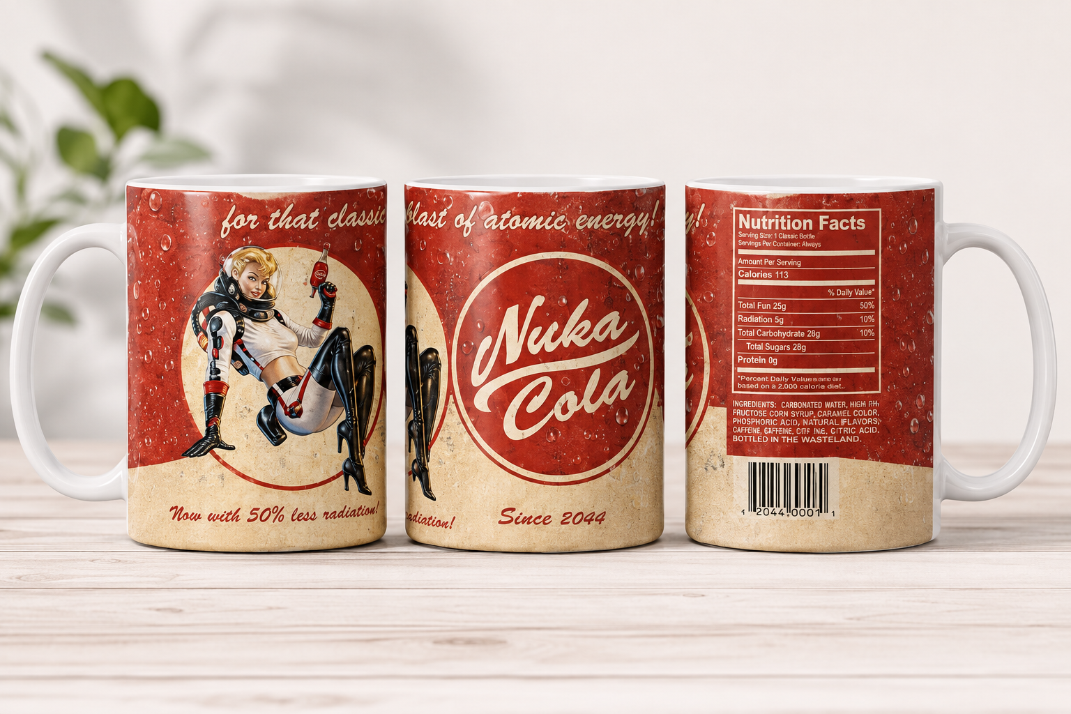 Retro Wasteland Inspired Ceramic Mug – Vintage Atomic Cola Coffee Cup | 11oz Gamer Gift