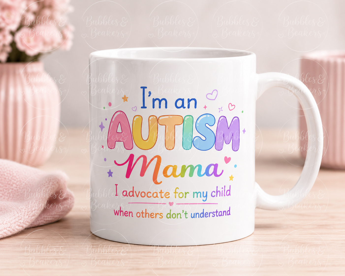 I’m an Autism Mama Mug – Autism Awareness Ceramic Coffee Mug | Gift for Autism Mum | 11oz Mug