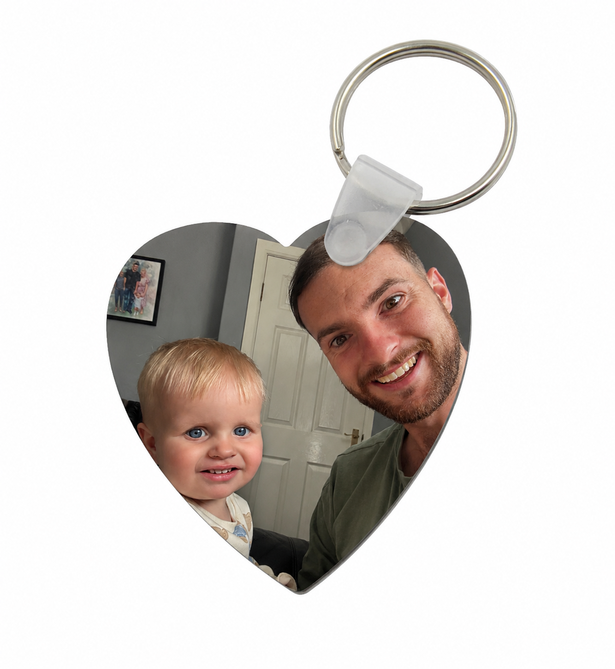 Personalised Photo Keyring – Custom Picture Keychain Gift
