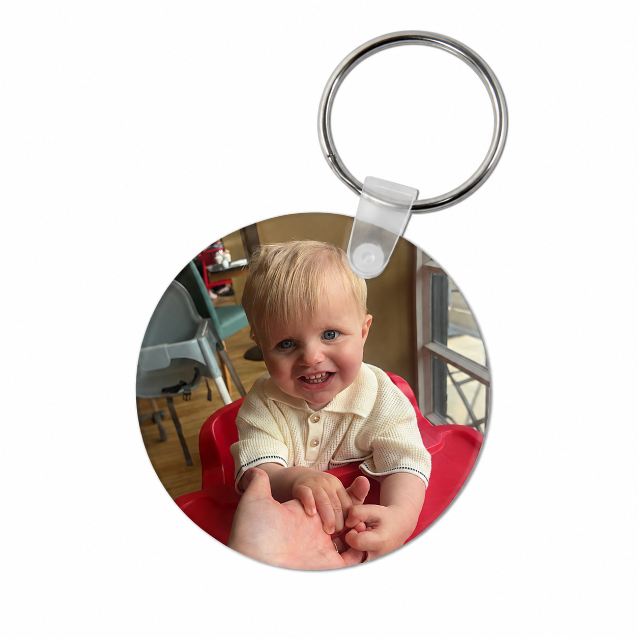 Personalised Photo Keyring – Custom Picture Keychain Gift