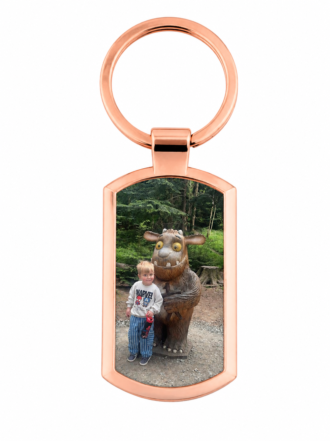Personalised Photo Keyring – Custom Picture Keychain Gift