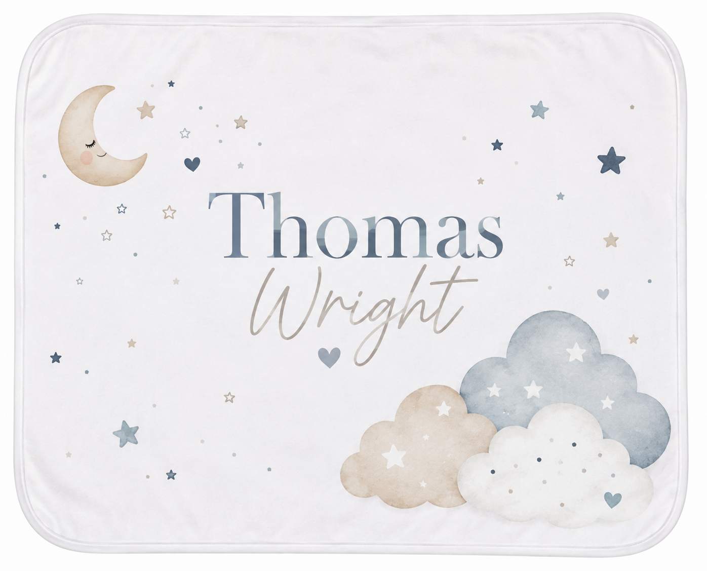Personalised Baby Blankets | Custom Name Baby Gifts | Bubbles & Beakers
