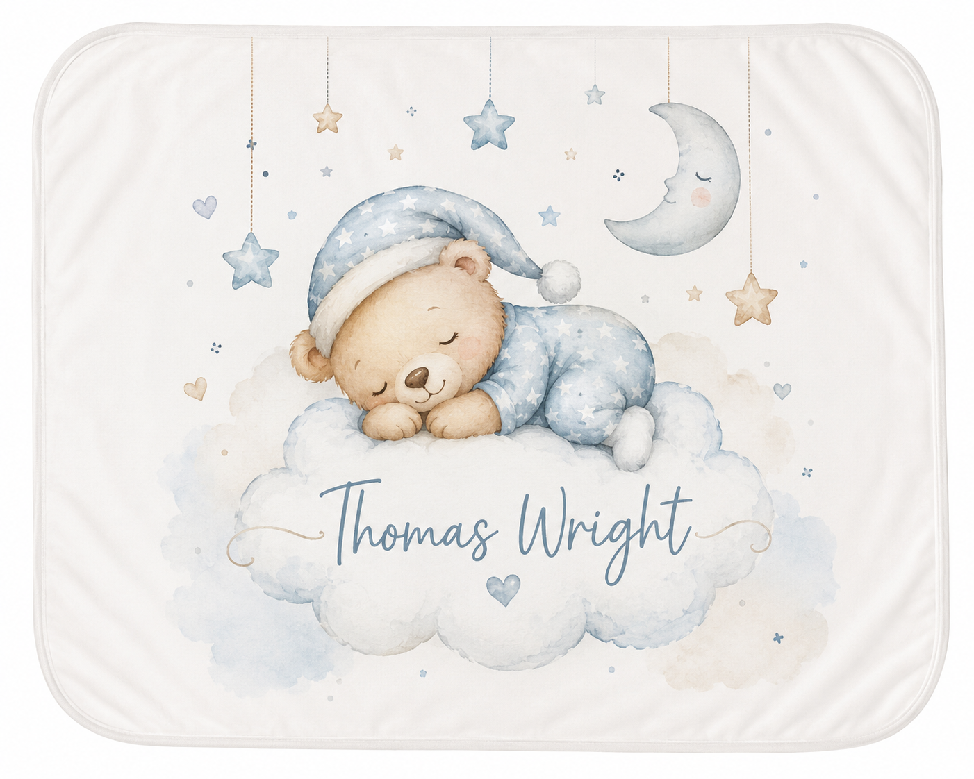 Personalised Baby Blankets | Custom Name Baby Gifts | Bubbles & Beakers