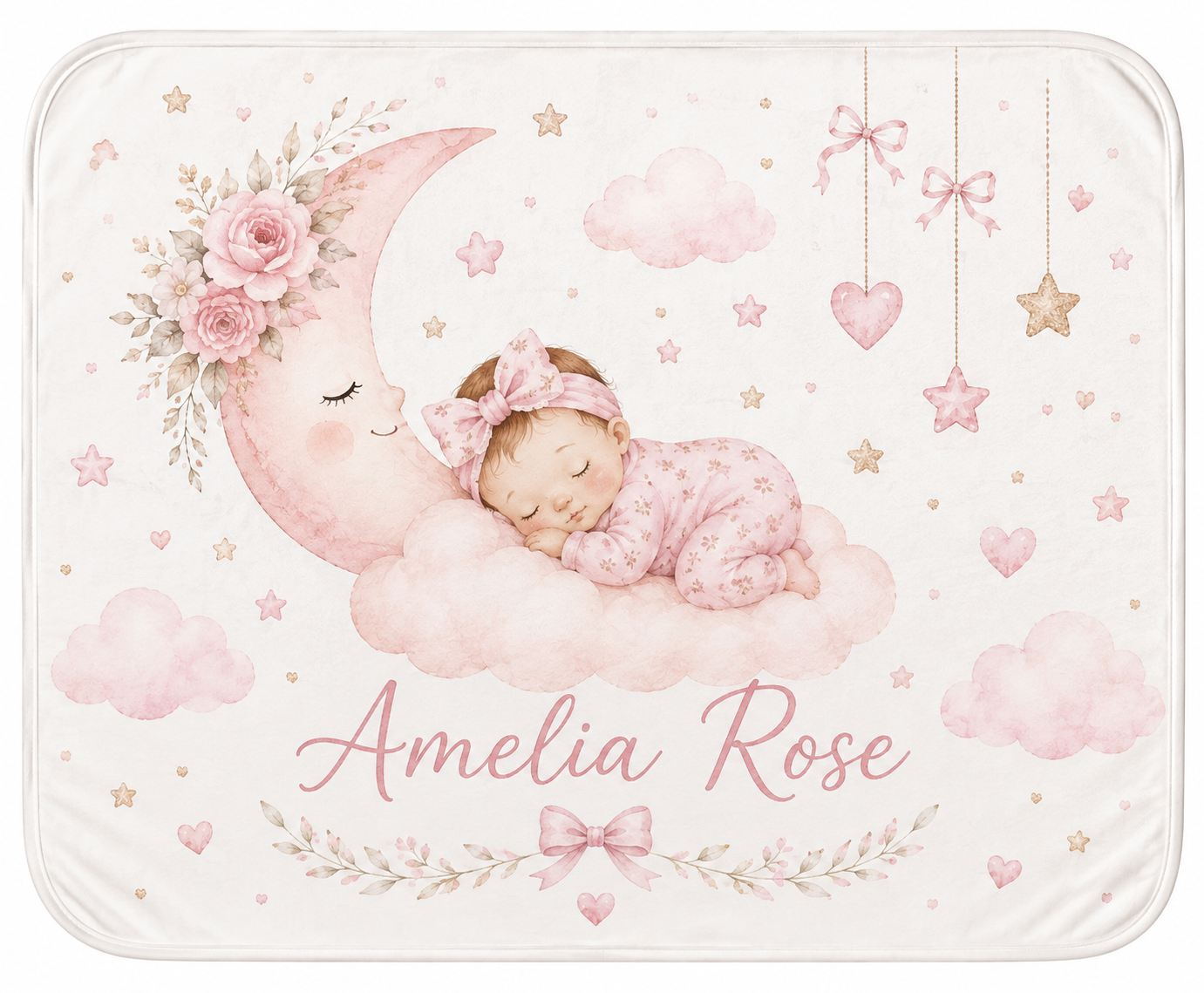 Personalised Baby Blankets | Custom Name Baby Gifts | Bubbles & Beakers