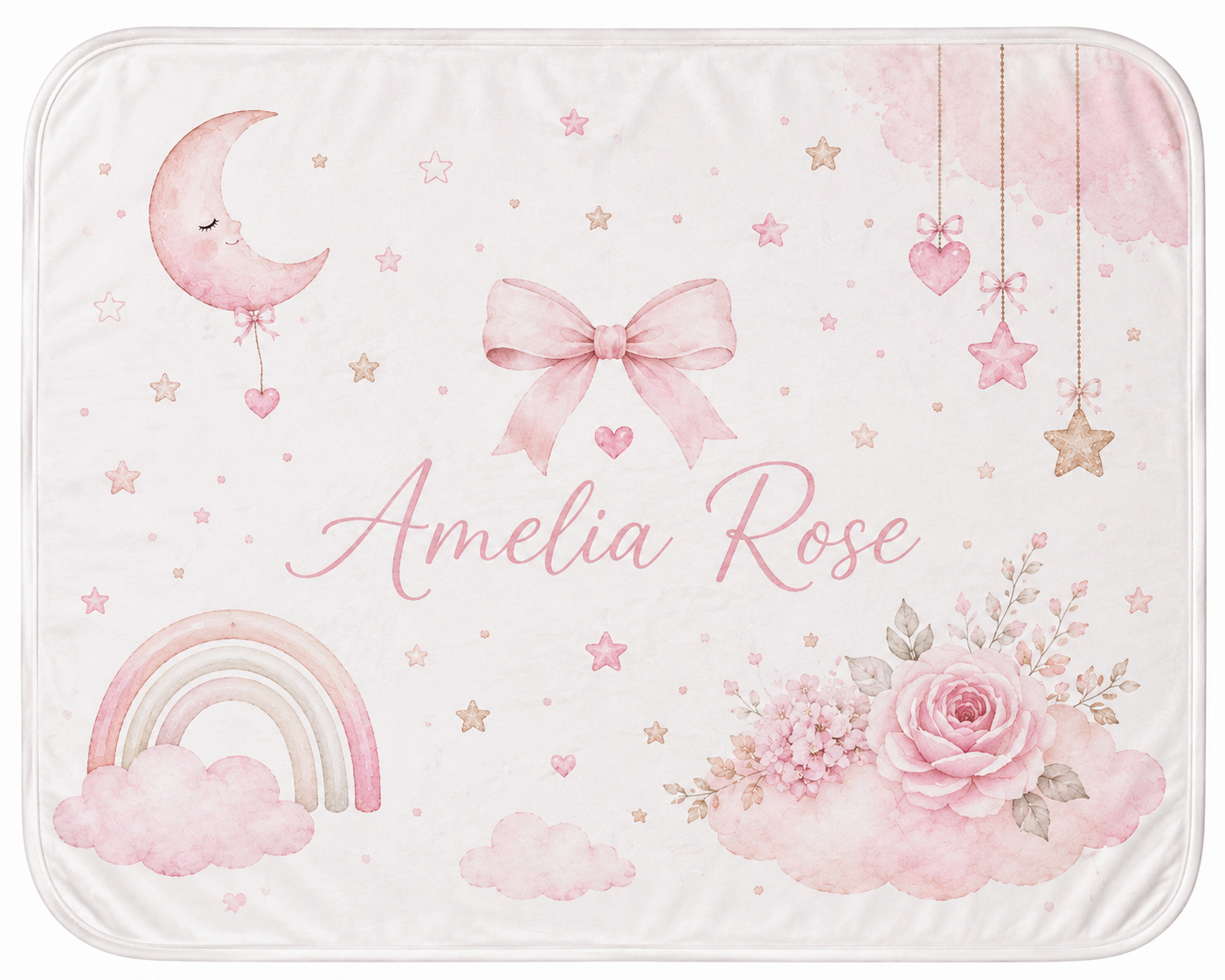 Personalised Baby Blankets | Custom Name Baby Gifts | Bubbles & Beakers