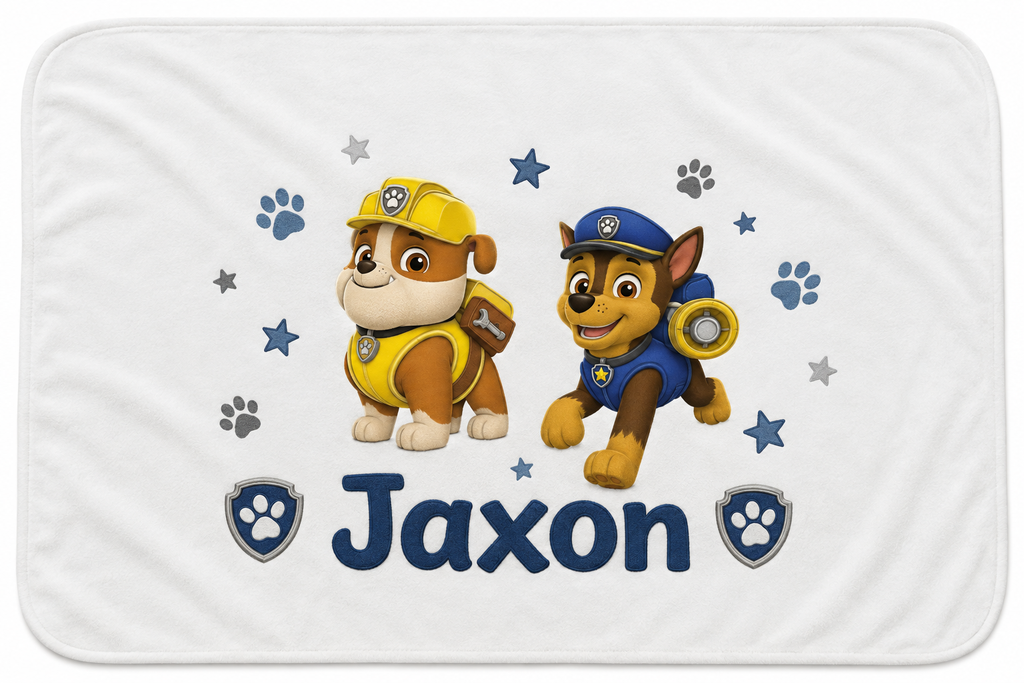 Personalised Baby Blankets | Custom Name Baby Gifts | Bubbles & Beakers